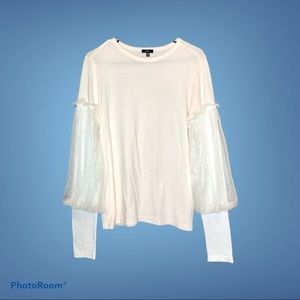 Nordstrom | Clu contrast sleeve top